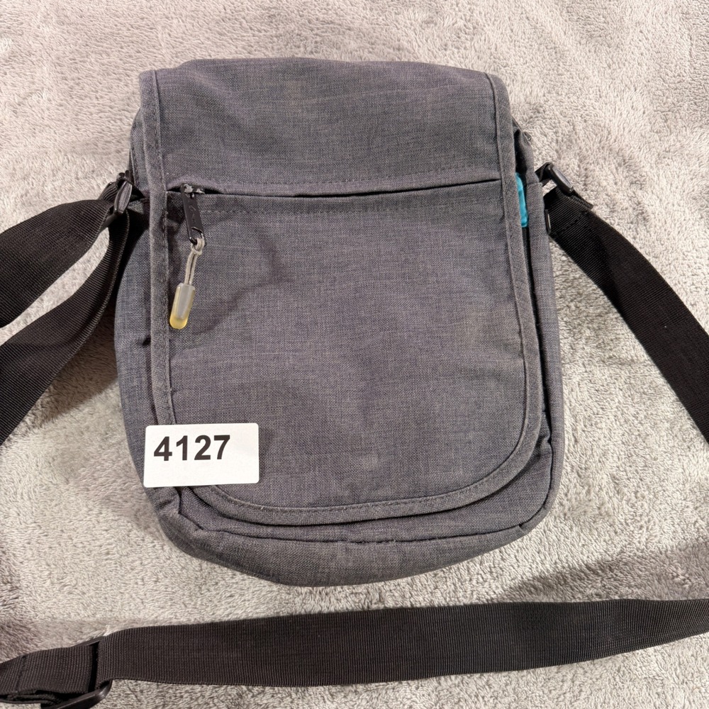 Everest Messenger Bag Men OS Gray Crossbody Tablet Shoulder Bag Padded Travel